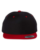 6089M | Premium Flat Bill Snapback Cap