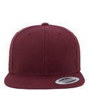 6089M | Premium Flat Bill Snapback Cap