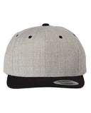 6089M | Premium Flat Bill Snapback Cap