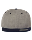 6089M | Premium Flat Bill Snapback Cap