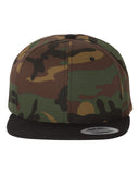 6089M | Premium Flat Bill Snapback Cap