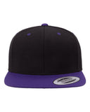 6089M | Premium Flat Bill Snapback Cap