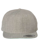 6089M | Premium Flat Bill Snapback Cap