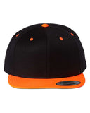 6089M | Premium Flat Bill Snapback Cap