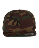 6089M | Premium Flat Bill Snapback Cap