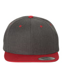 6089M | Premium Flat Bill Snapback Cap