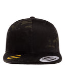 6089M | Premium Flat Bill Snapback Cap